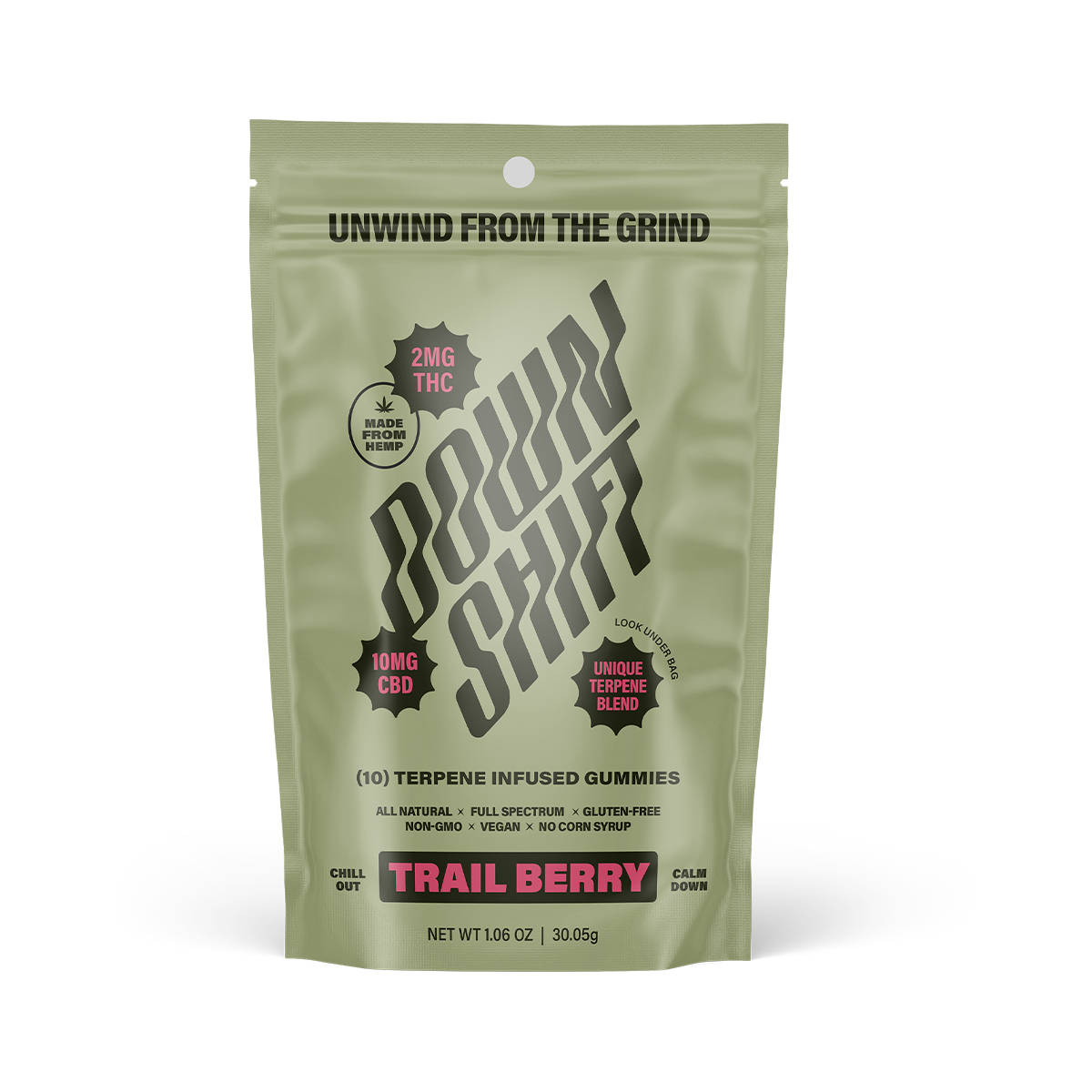 Downshift Gummy Trail Berry 10ct Bag