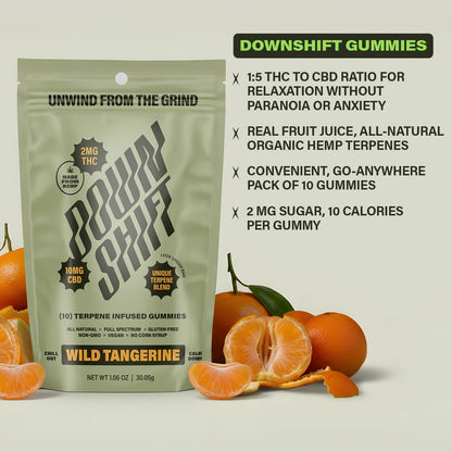 Downshift Gummies in Wild Tangerine Flavor - Detail 02